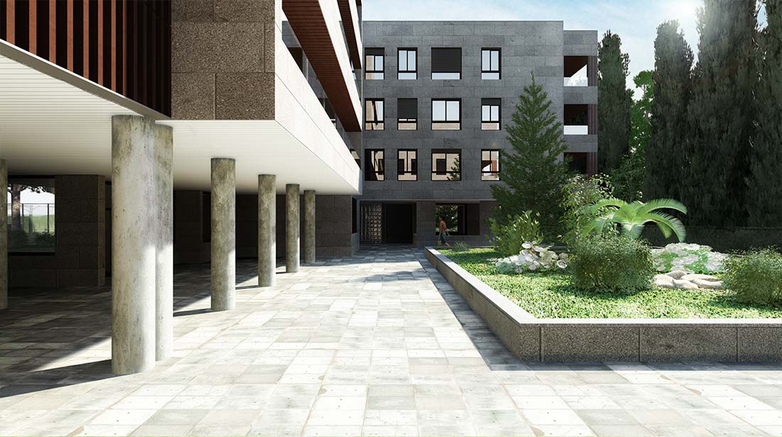 urbanización residencial jardines arquitectos zaragoza