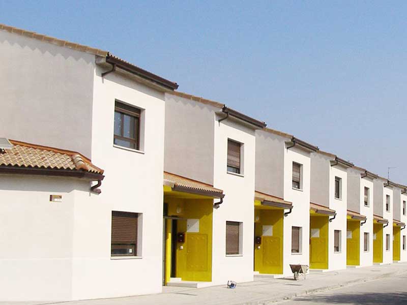 viviendas adosadas vpo arquitectos aragoneses